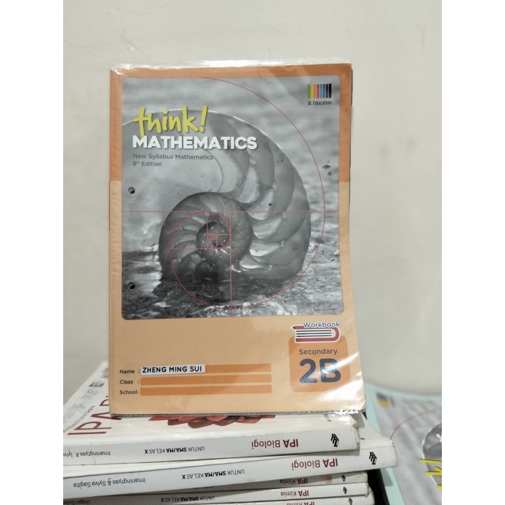 Jual THINK MATHEMATICS WORKBOOK SECONDARY 2B | Shopee Indonesia