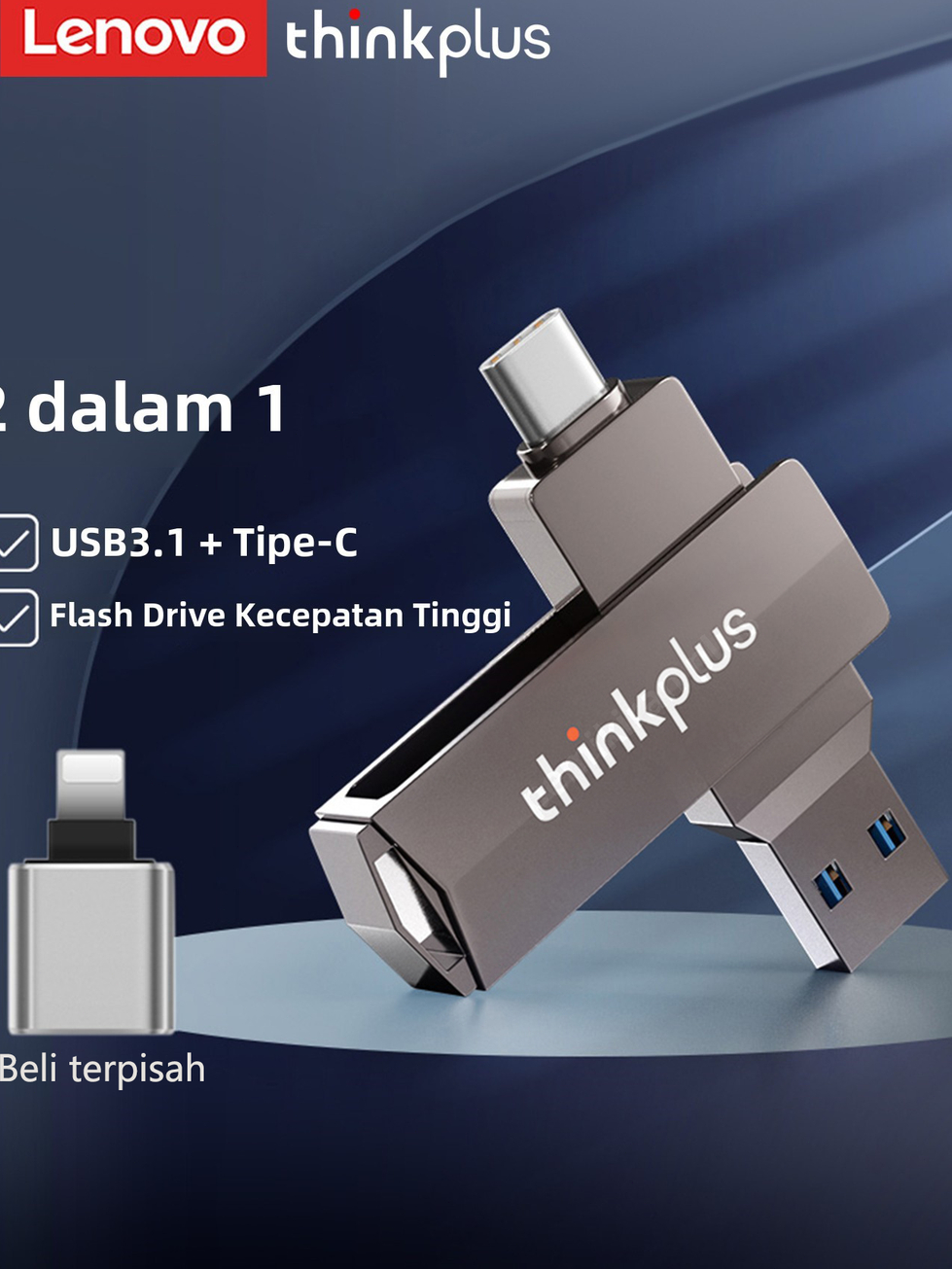 Jual 2-in-1 Flashdisk Type-C USB 3.0 Cocok Untuk Komputer dan Ponsel ...