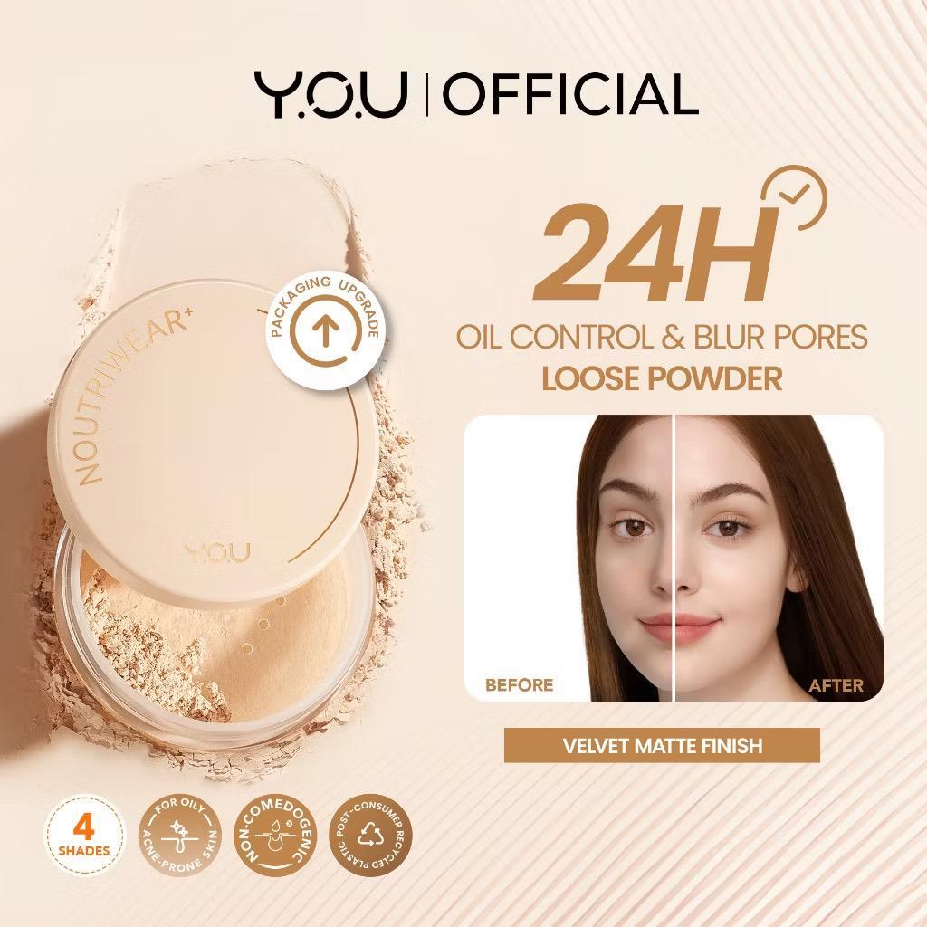 Jual YOU NoutriWear + Airy Fit Loose Powder 15gr I Acne-Prone ...