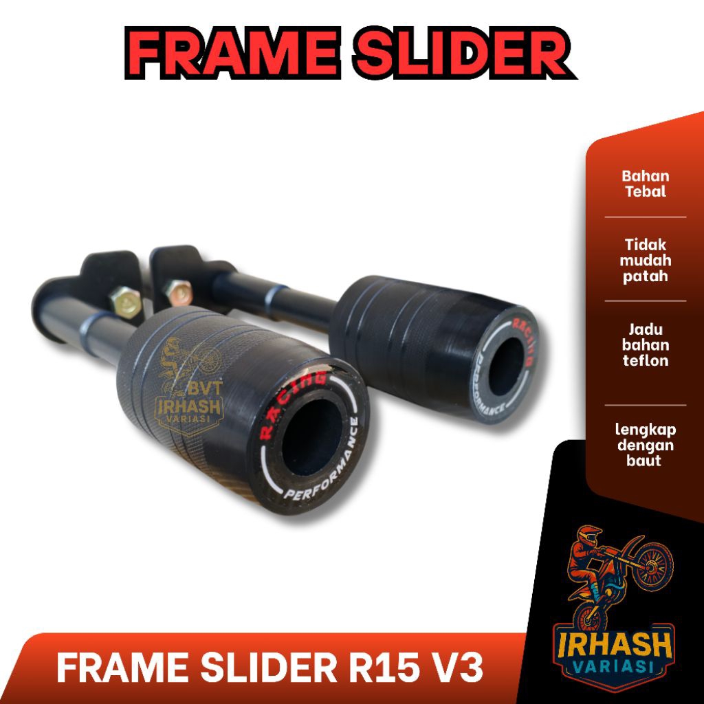 Jual Frame Slider YAMAHA R15 V3 Plus Jalu Slider Agna Pelindung Body ...