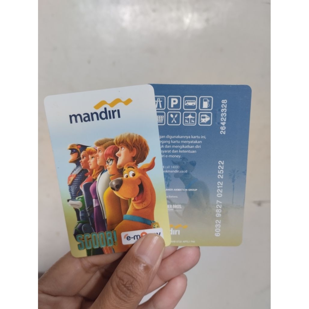 Jual e-money original bank mandiri edisi scoobydoo limited edition | Shopee Indonesia