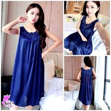 Girl.collection18_Baju Tidur Wanita Dewasa Happy Bahan Satin Import Size Xxl