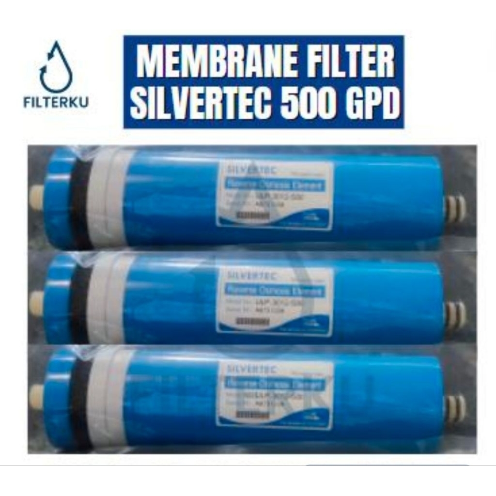 Jual MEMBRANE FILTER RO MERK SILVERTEC 500GPD | Shopee Indonesia