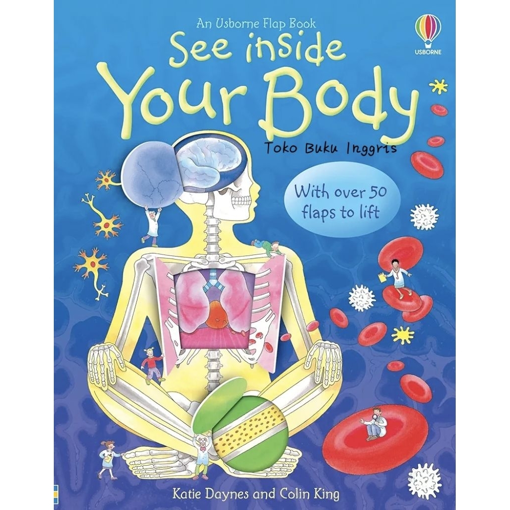 Jual Usborne Flap Book See Inside Your Body | Shopee Indonesia