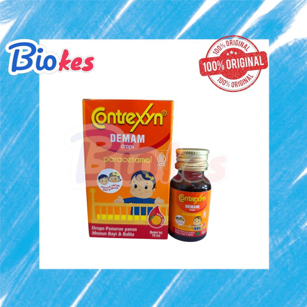 Jual CONTREXIN DEMAM DROP SIRUP 15ML obat panas dan nyeri anak | Shopee ...