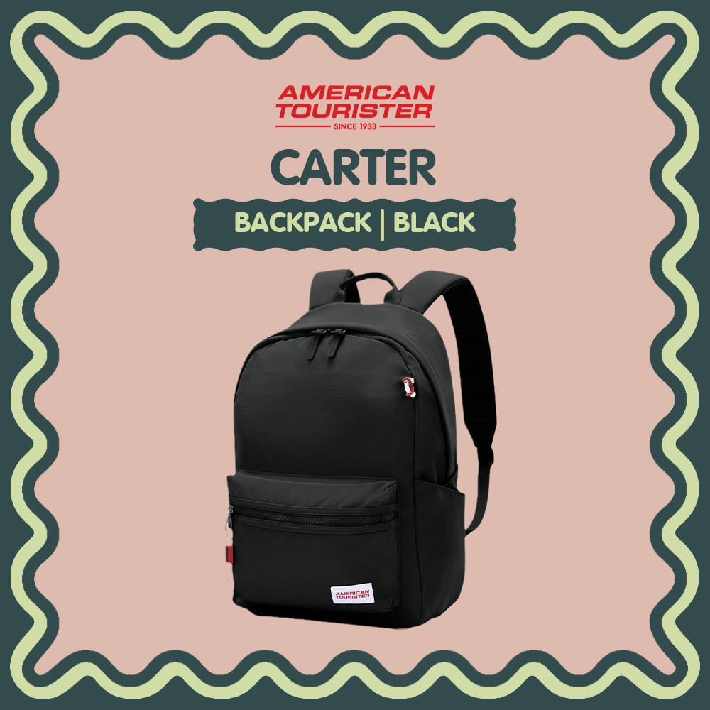 Jual American Tourister Carter Backpack R - Black | Shopee Indonesia