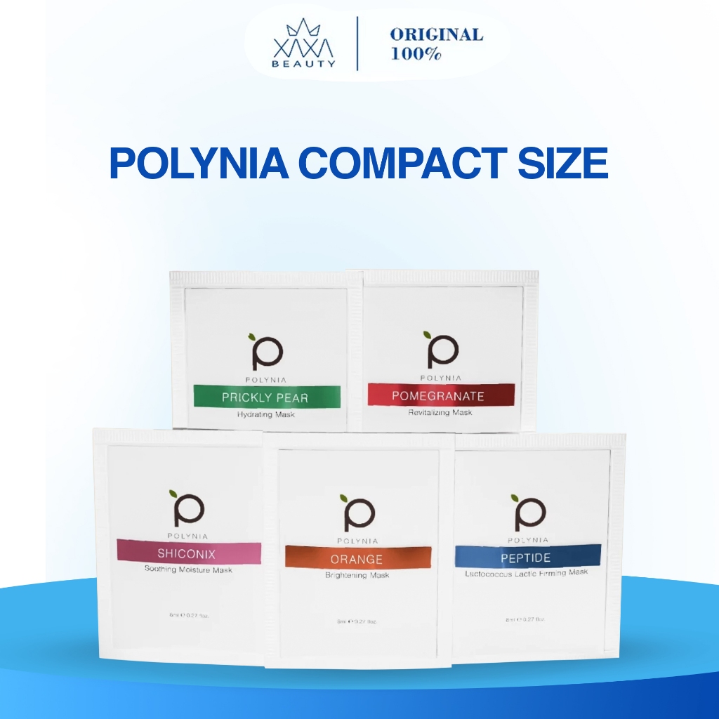 Jual [1 SACHET] POLYNIA Compact Travel Sachet Mini Trial Size 8ml ...