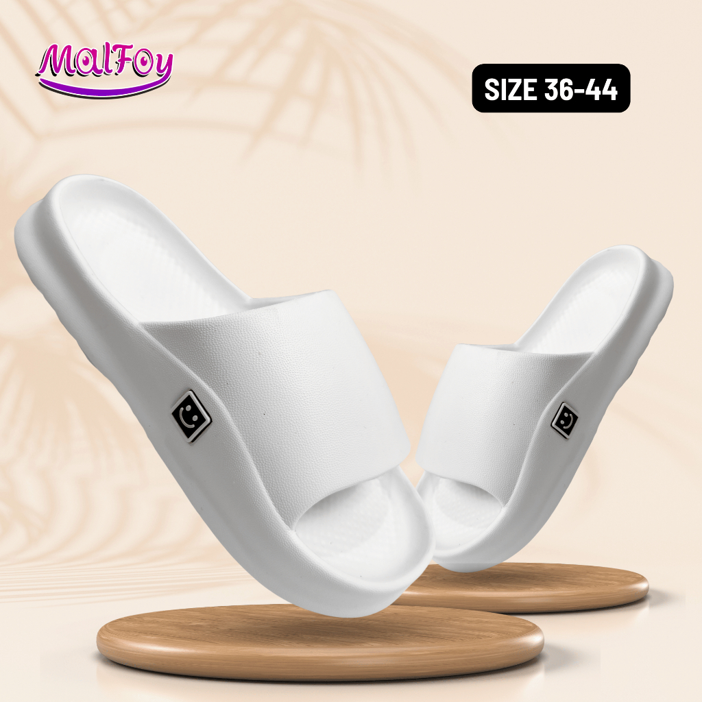 Jual MALFOY [ BISA COD ] SANDAL SLOP PUTIH/SANDAL SLOP PRIA/SANDAL SLOP ...