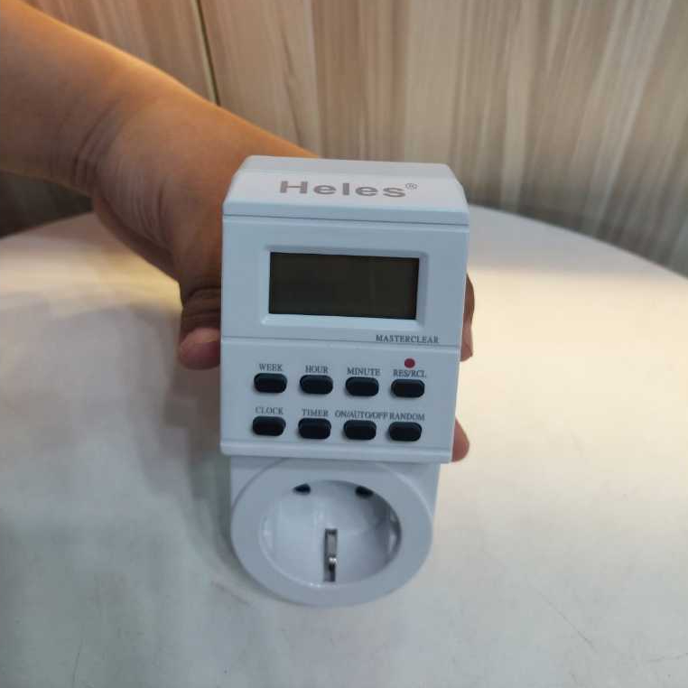 Jual Timer Colok Heles Digital Tipe TS-ED1 / Timer FORT Digital / Alat ...