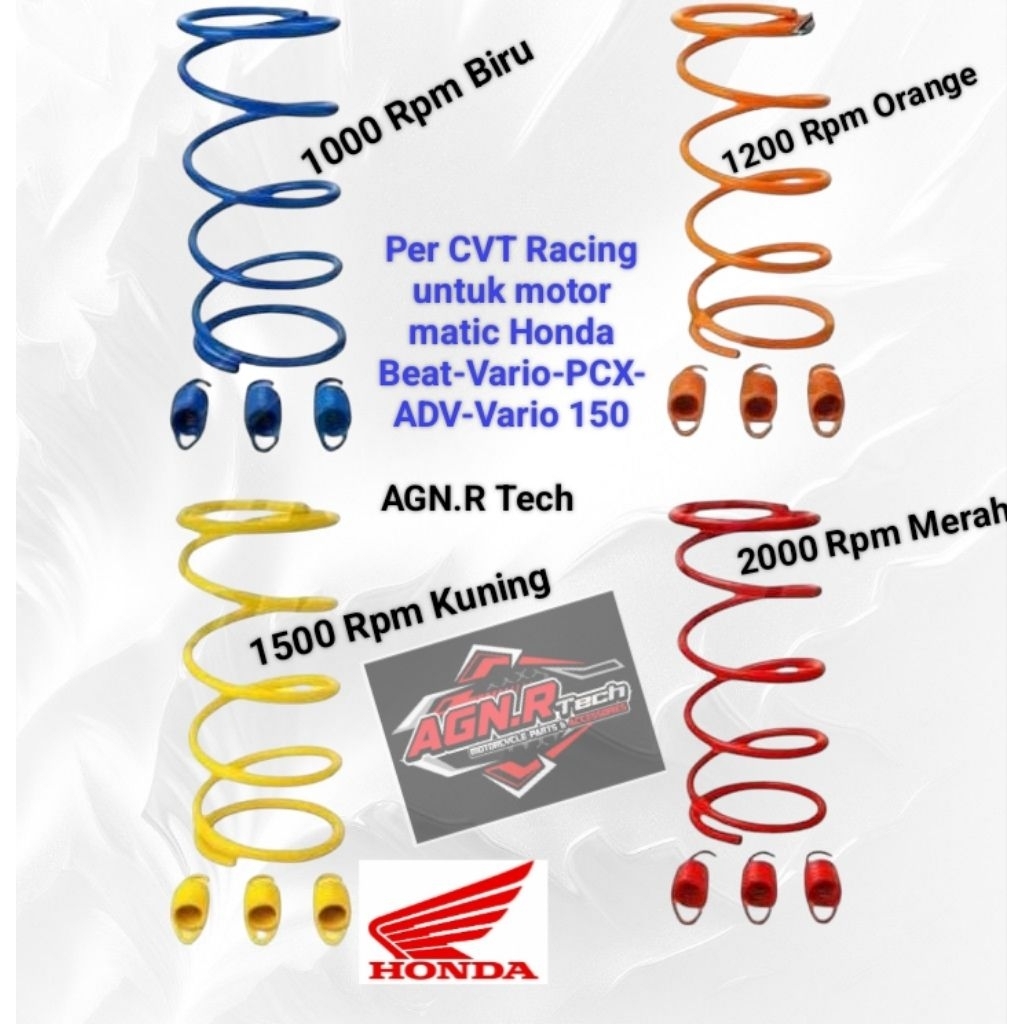 Jual Per cvt racing+per sentri 1000 rpm-1200 Rpm-1500 Rpm-2000 Rpm ...
