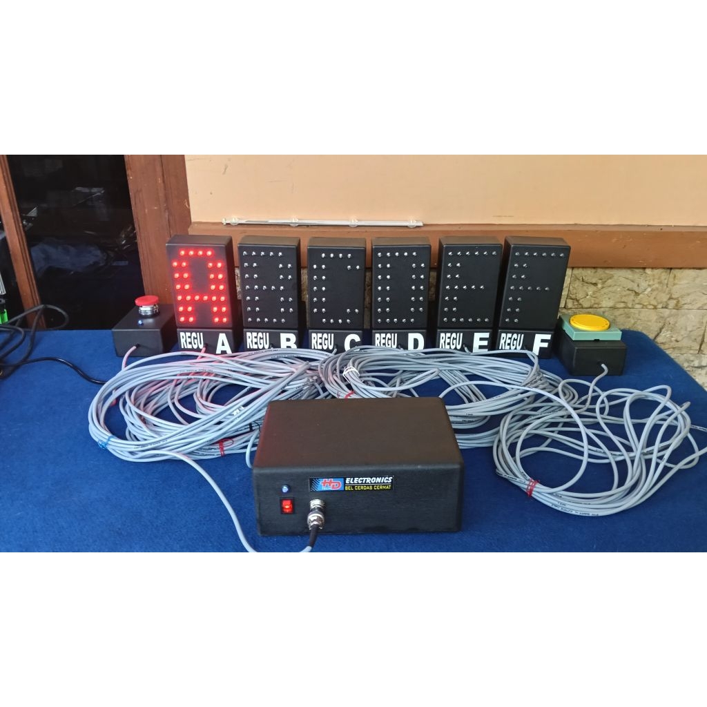 Jual Bel Lomba Cerdas Cermat 6 Regu + Reset | Tanpa Reset | Shopee ...
