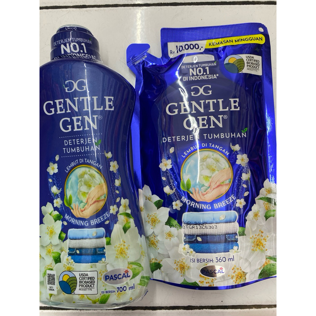 Jual (BELI 1 GRATIS 1) Gentlegen botol 700 ml detergen cair gratis