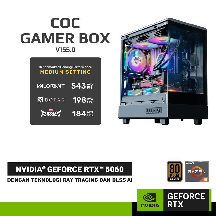 COC GAMER BOX V155.0 - Paket PC Rakitan GeForce RTX 5060