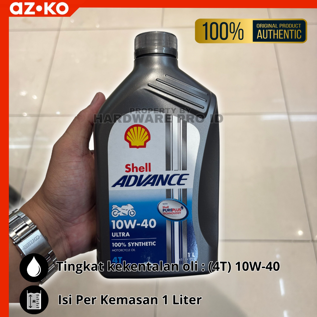 Jual Oli Shell Advance Ultra 10W40 Shell Advance Oli Mesin Motor Ultra ...