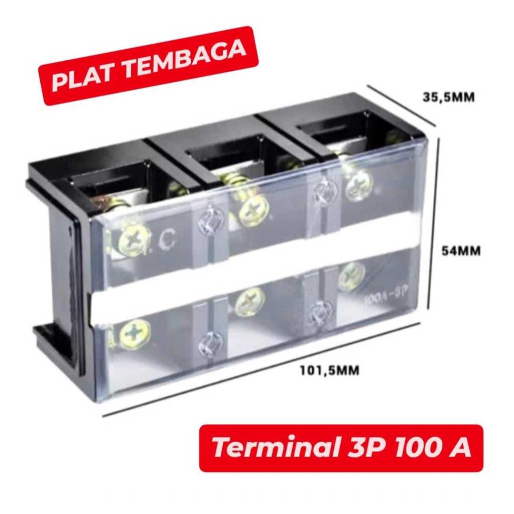 Jual Terminal Block 100A 3P (TC 1003) | Shopee Indonesia