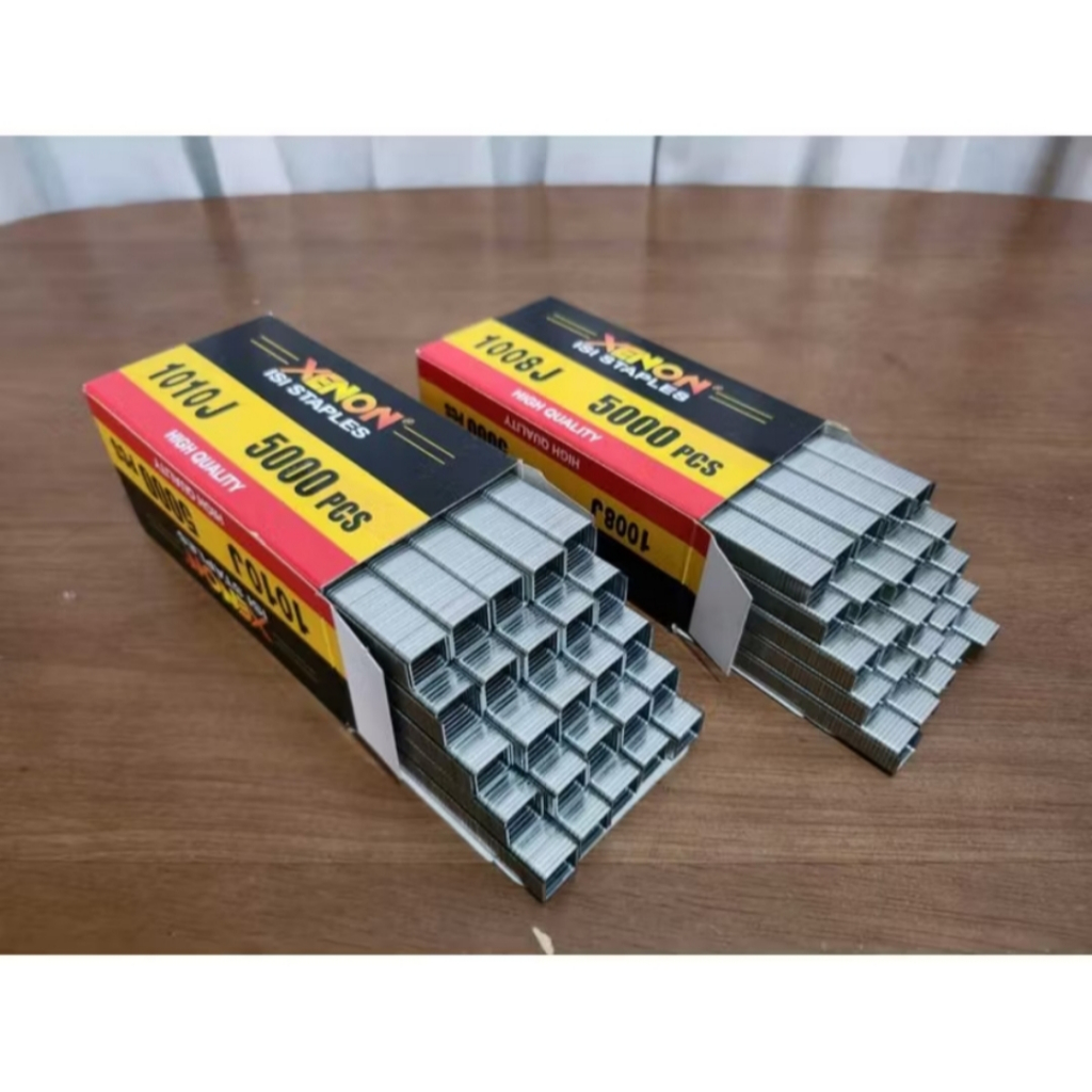 Jual Xenon Isi Staples tembak 1008J / 1010J / refil isi Staples paku ...