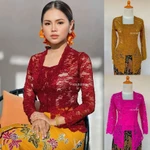 Kebaya Brokat Modern Wisuda Stretch / Kebaya Wisuda Modern / Kebaya Kutu Baru / Kebaya Brukat Sofia