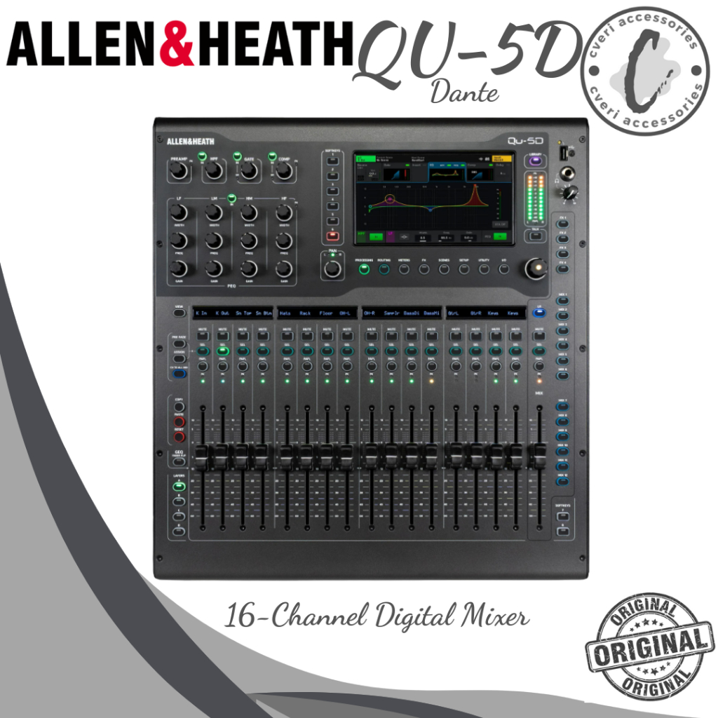 Jual Allen & Heath QU-5D Dante 16-Channel Digital Mixer Original QU5D ...