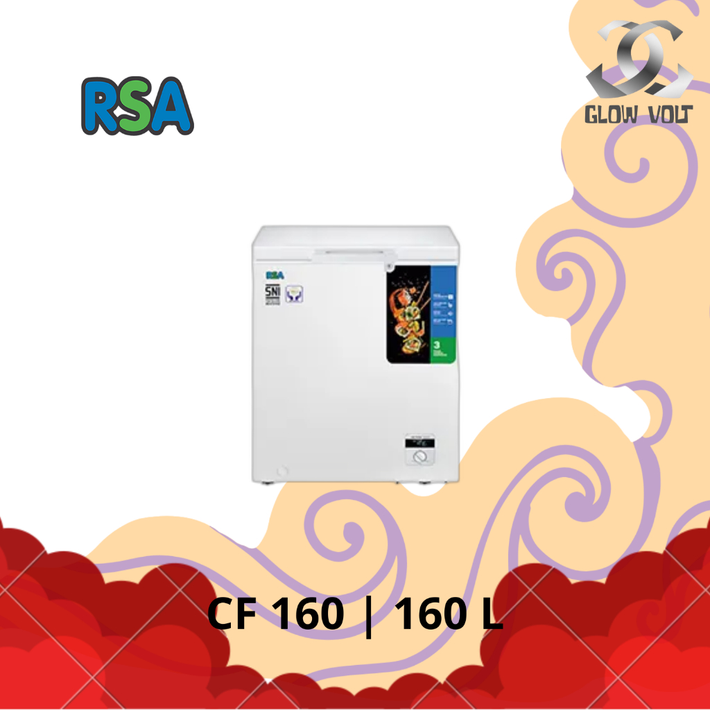 Jual CHEST FREEZER RSA CF 160 | Freezer Box RSA 160 Liter | Shopee ...