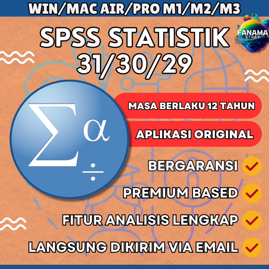 Jual (MAC & WIN) SPSS 31 / 30 / 29 TERBARU BERGARANSI | Shopee Indonesia