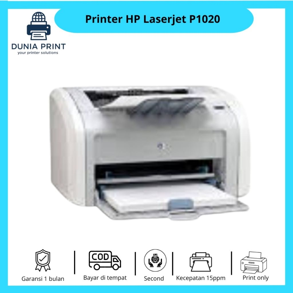 Jual Printer HP LaserJet P1020 Murah Cocok Buat Cetak Nota | Shopee ...