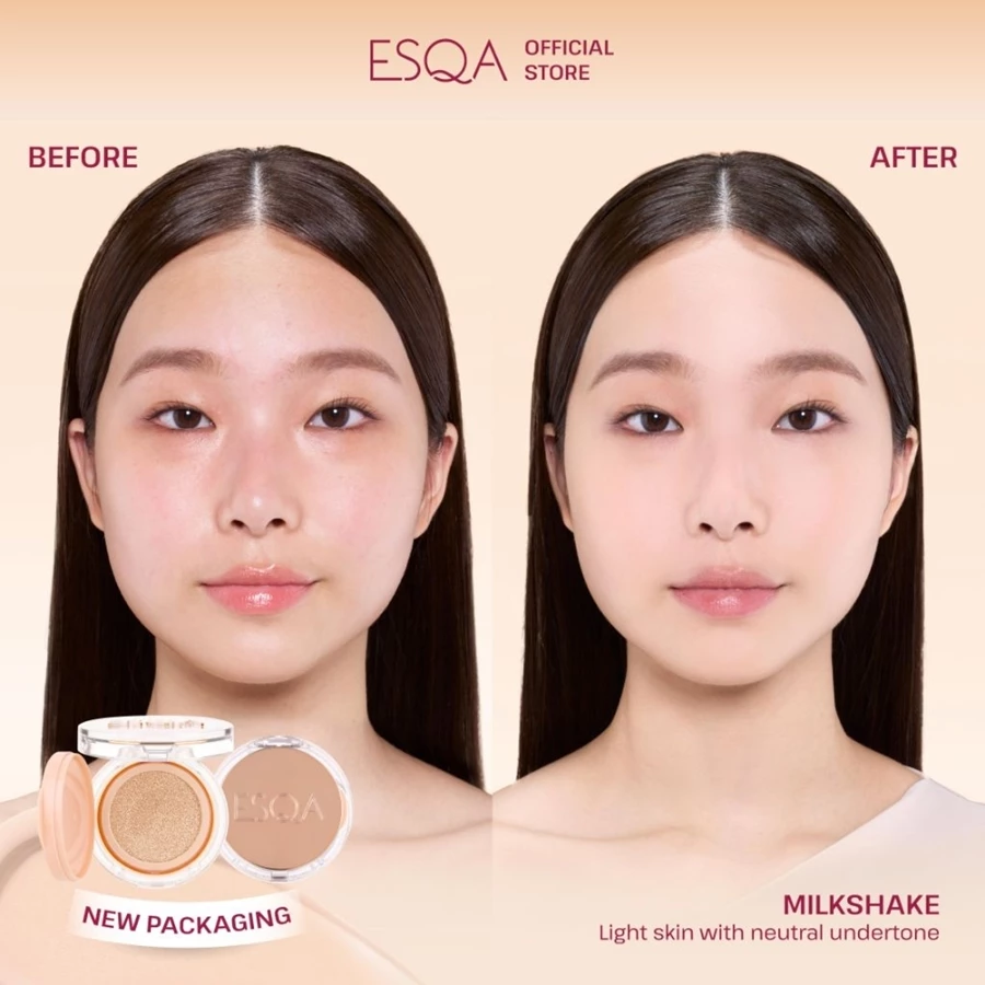 ESQA Flawless Cushion Serum SPF 50+ PA++++ Velvet Matte