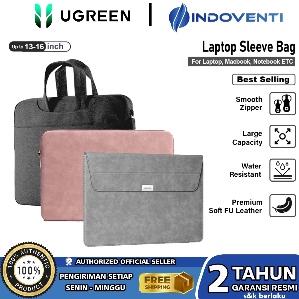 Jual UGREEN Tas Sleeve Sarung Laptop Soft Case Notebook Macbook iPad 13 ...