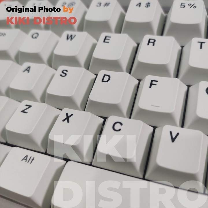 Jual Keycaps Press Play Essential75 75% - Cherry Profile BOW White ...