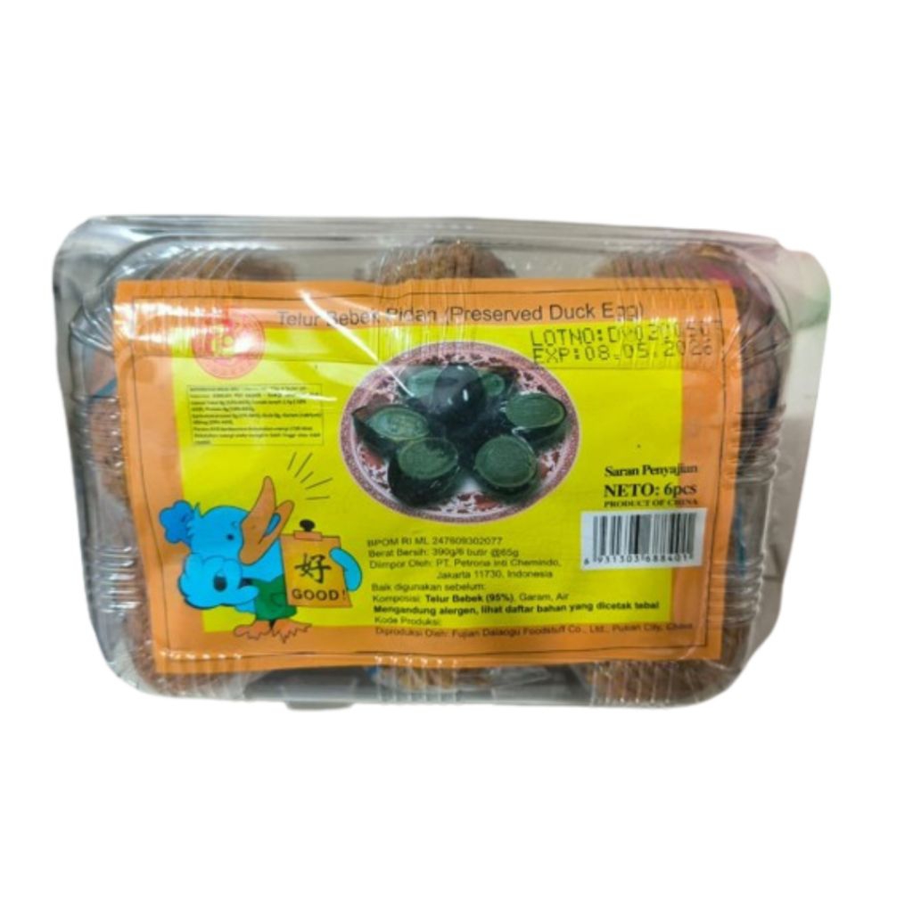 Jual Telur Phitan 6 pcs/ Telur Bitan/ Telur Pidan/Telur Bebek hitam ...