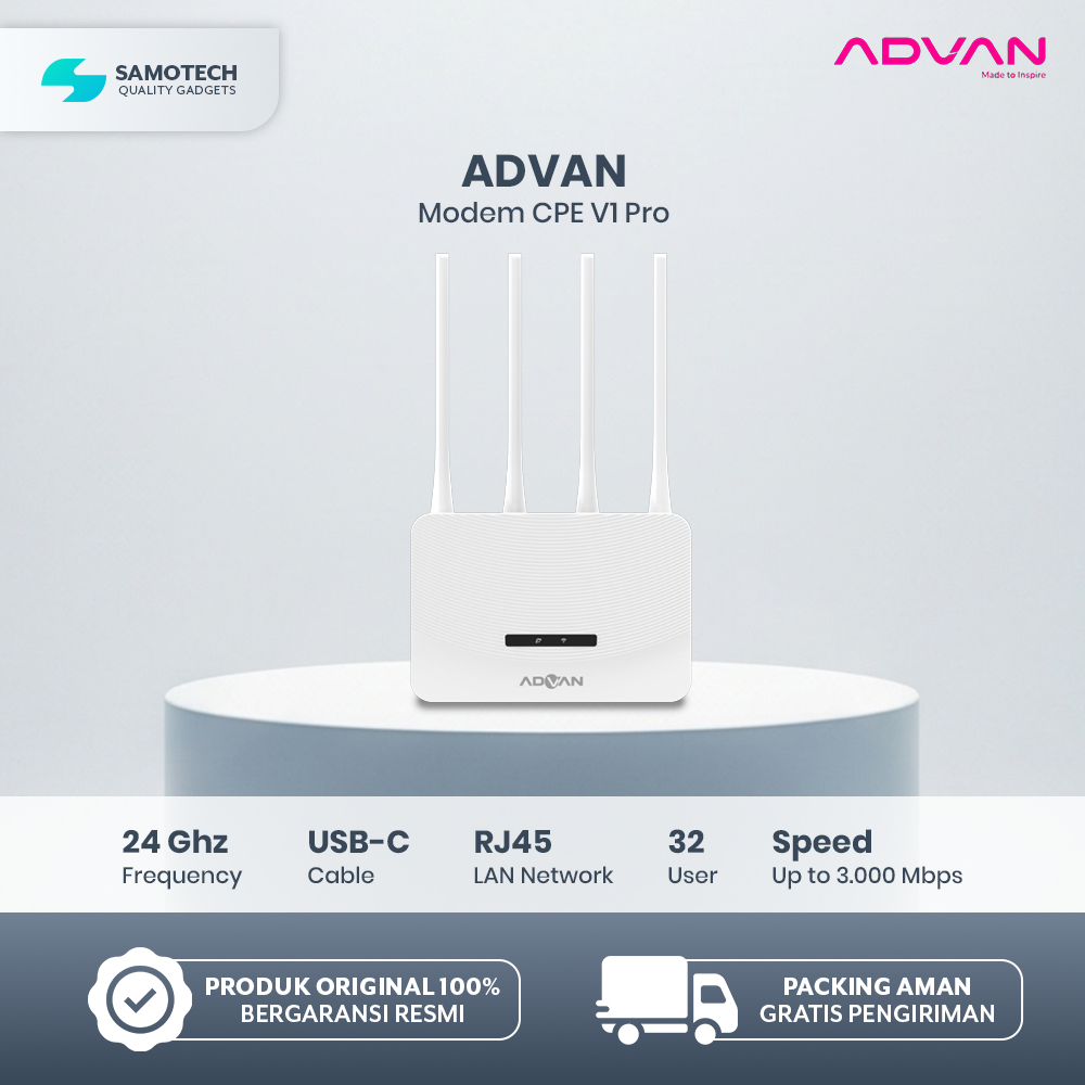 Jual ADVAN CPE V1 Pro Modem + Wifi + Router + 4G LTE unlock all ...