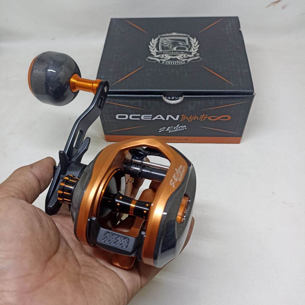 Jual Reel OH / OVERHEAD TEAM SEAHAWK OCEAN INFINITY 372HSL (LEFT HANDLE ...