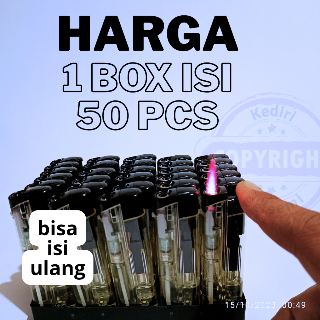 Jual Korek bening transparan 1 box isi 50 pcs | Shopee Indonesia
