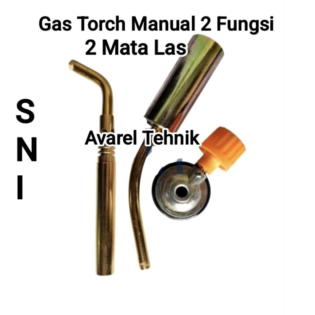 Jual LAS TORCH GAS 2 FUNGSI / KEPALA GAS BRAZING BLOW TORCH PERKAKAS 2 ...