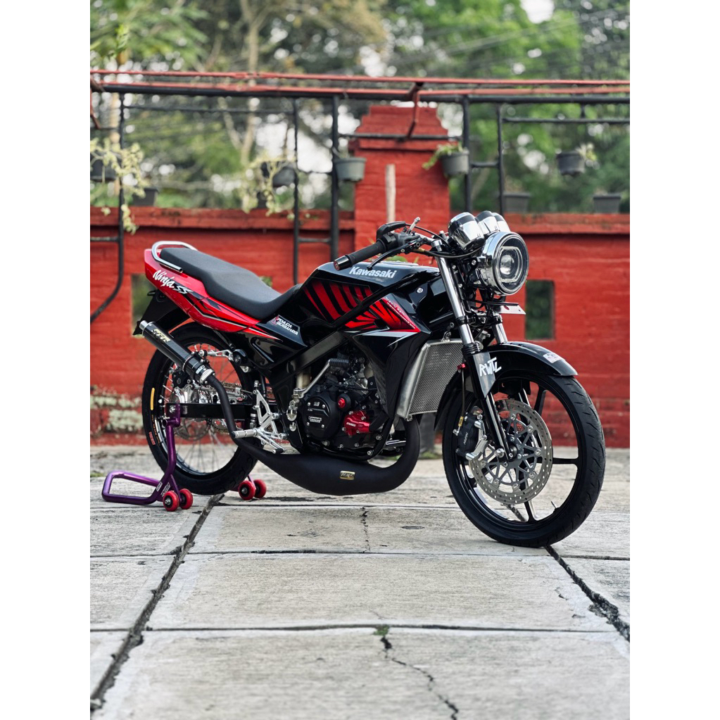 Jual KNALPOT NINJA R/SS/RR SUPER COBRA HITAM STYLE AG LEHER C PRESS ...