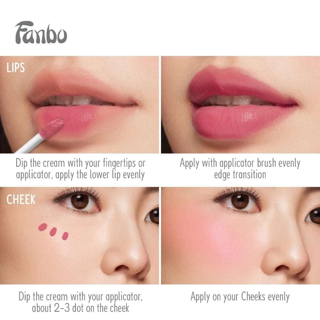 Jual FANBO Dew Drop Serum Blush & Lip Cheek | Shopee Indonesia