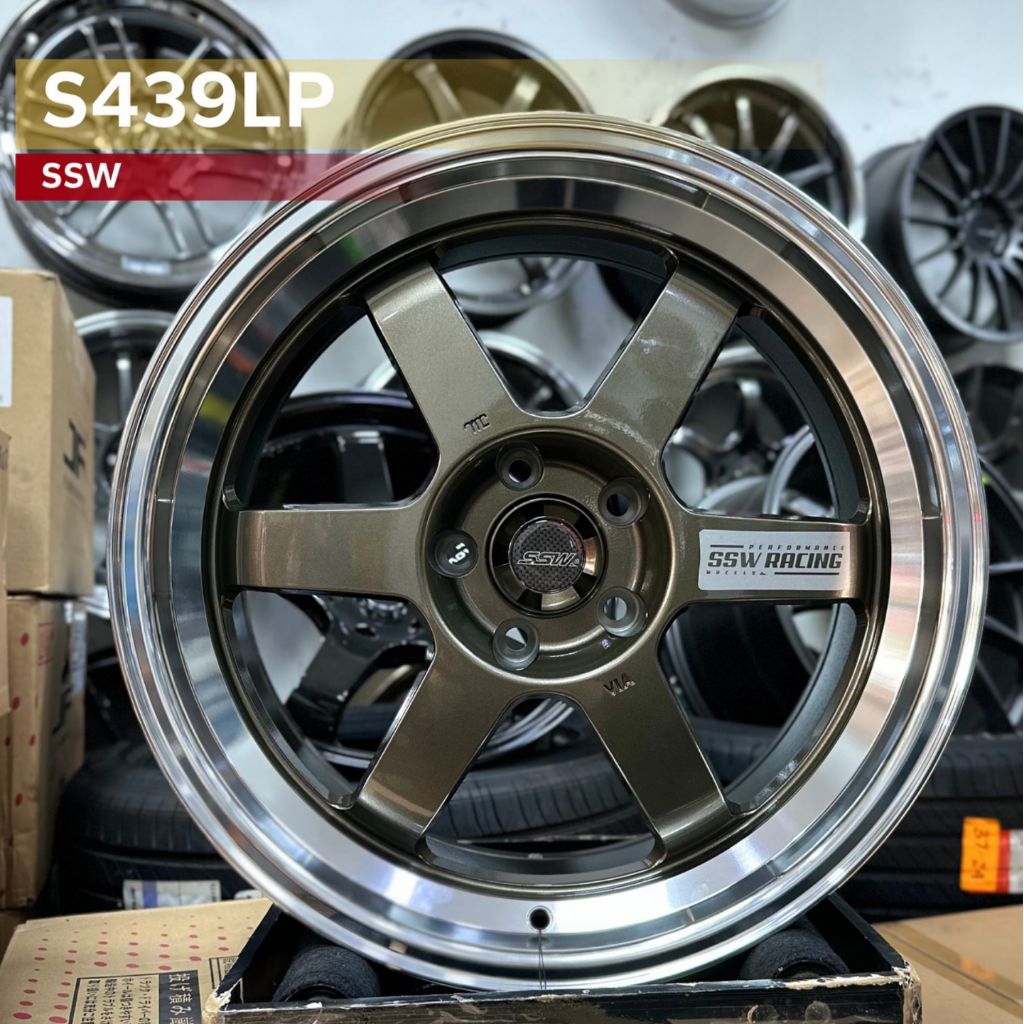 Jual velg racing ring 18 TE37V SSW ORIGINAL THAILAND LEBAR 8,5 ET 40 ...