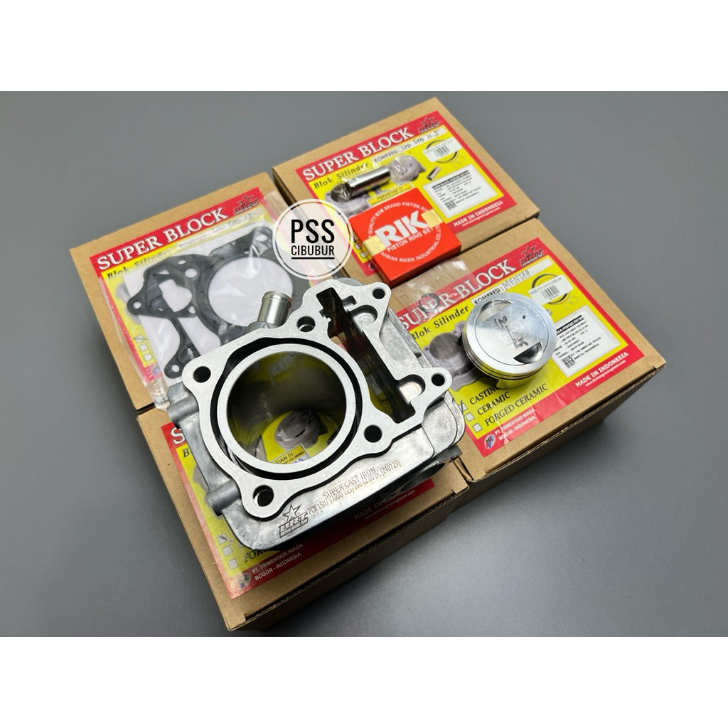 Jual BLOK SEHER BRT VARIO 125 62 PIN 13 COAK KLEP STANDAR PCX 125 CBU ...