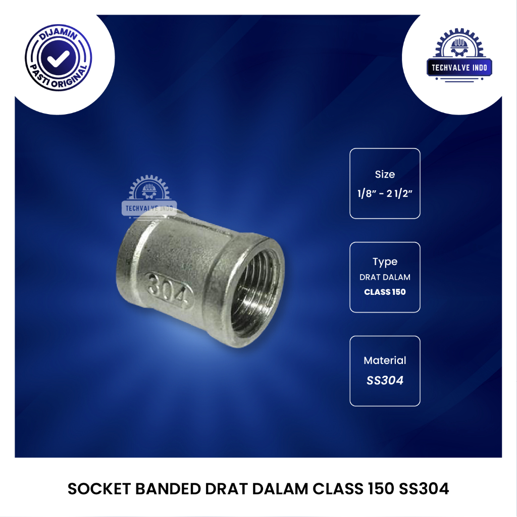 Jual SOCKET BANDED SS304 1 1/4