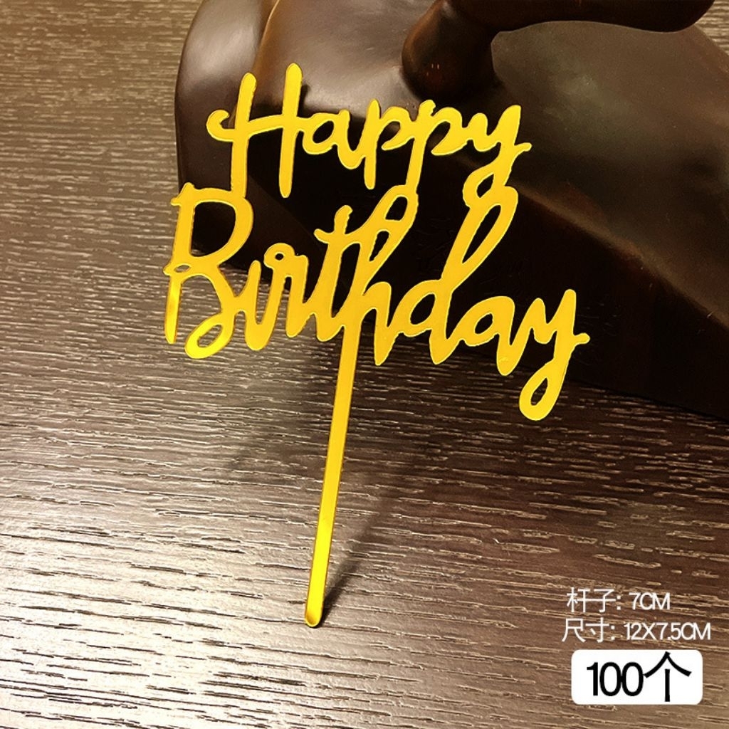 Jual topper happy birthday isi 10 pcs | Shopee Indonesia