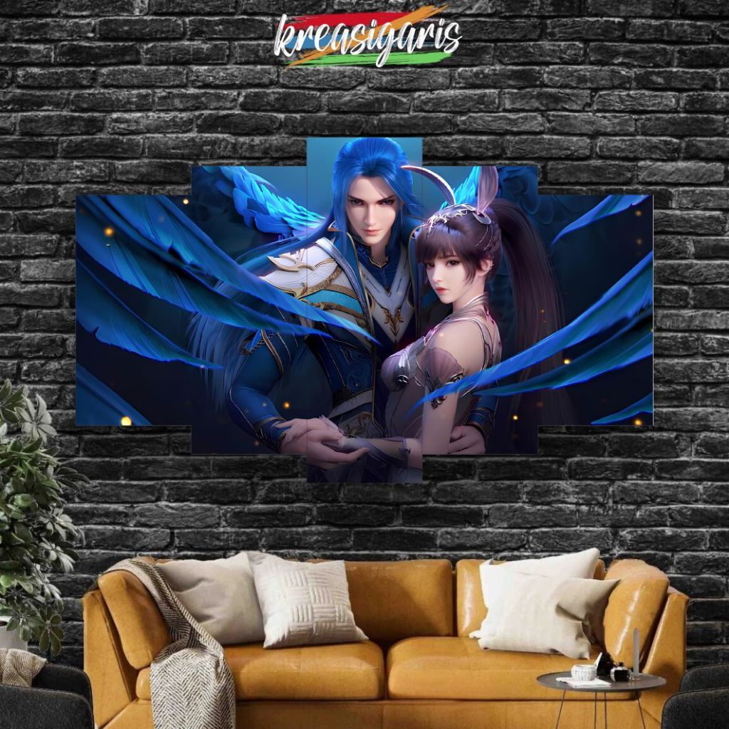 Jual Hiasan Dinding Donghua SOUL LAND 100x60 CM TANG SAN DOULUO