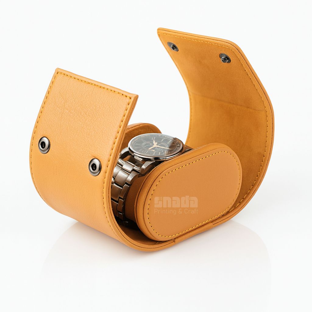 Jual Premium Single Slot Watch Roll Case /Jam Tangan Roll / Kotak Jam ...