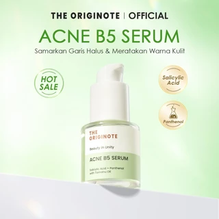 The Originote Acne B5 Serum - Serum Anti Acne untuk Merawat Kulit Jerawat Mencegah Pertumbuhan Jerawat Acne Treatment Solution Melembabkan Menghilangkan Bekas Jerawat Kulit Beruntusan dengan Salicylic Acid