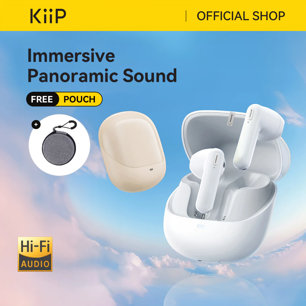 KiiP Wireless DTS5 Tws Headset Bluetooth Earphone HD Call
