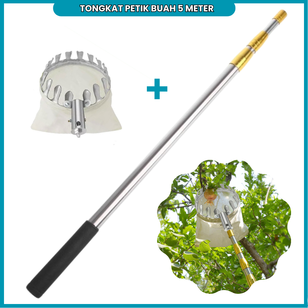 Jual Tongkat Teleskopik 3 - 5 Meter | Alat Pemetik Buah Pohon Tinggi ...