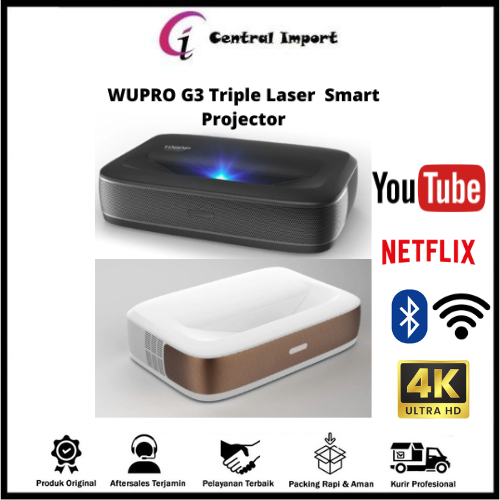 Jual WUPRO G3 Triple Laser Smart Projector - G3 Smart Proyektor Wupro ...