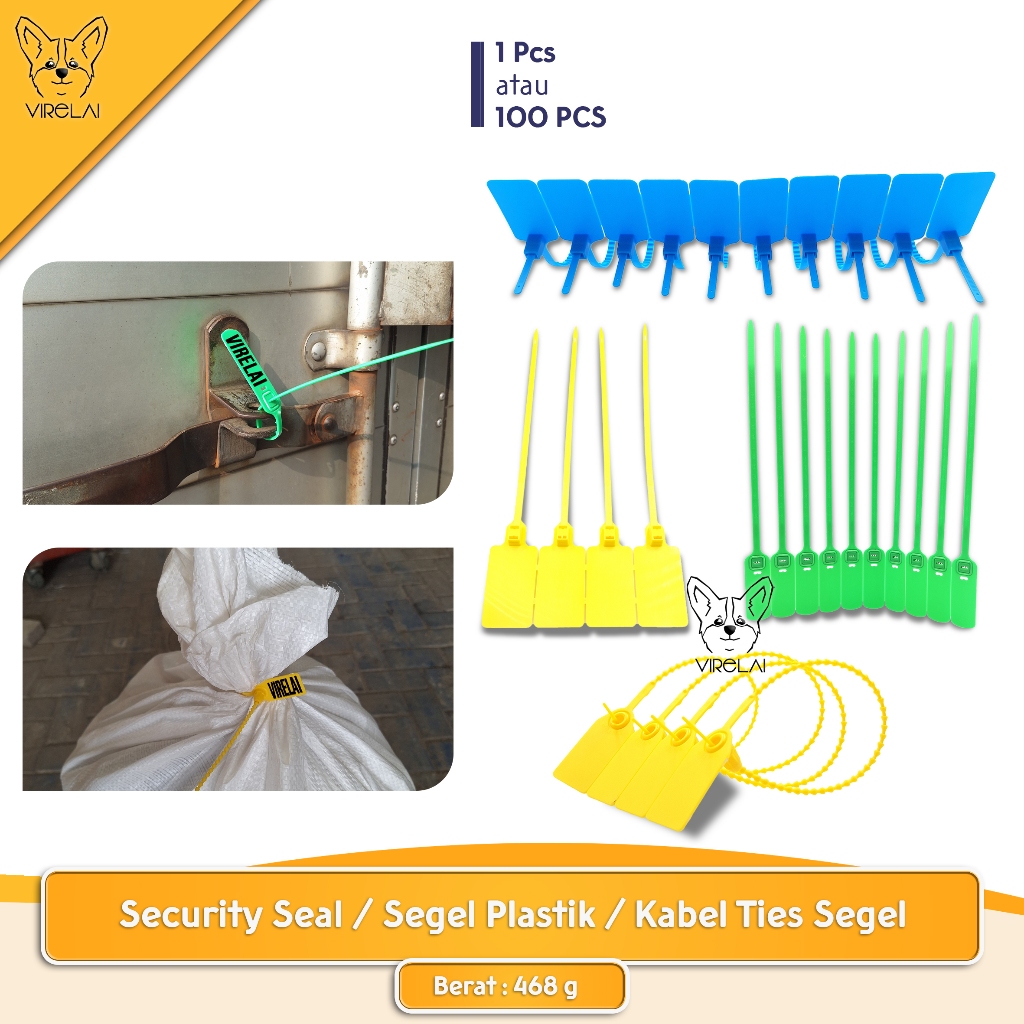 Jual [SATUAN] Kabel Ties Cable Tie Plastic Security Seal Segel Koper ...
