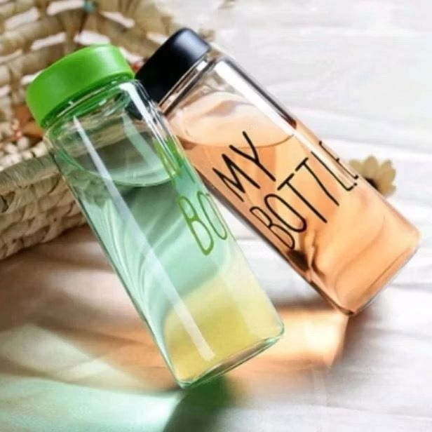 Jual BOTOL PLASTIK/ MY BOTTLE BULAT BENING TALI TANPA KEMASAN 500 ML ...