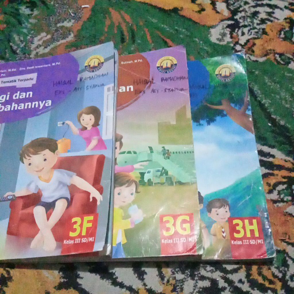 Jual buku tematik terpadu kelas 3 SD. 3F 3G 3h | Shopee Indonesia