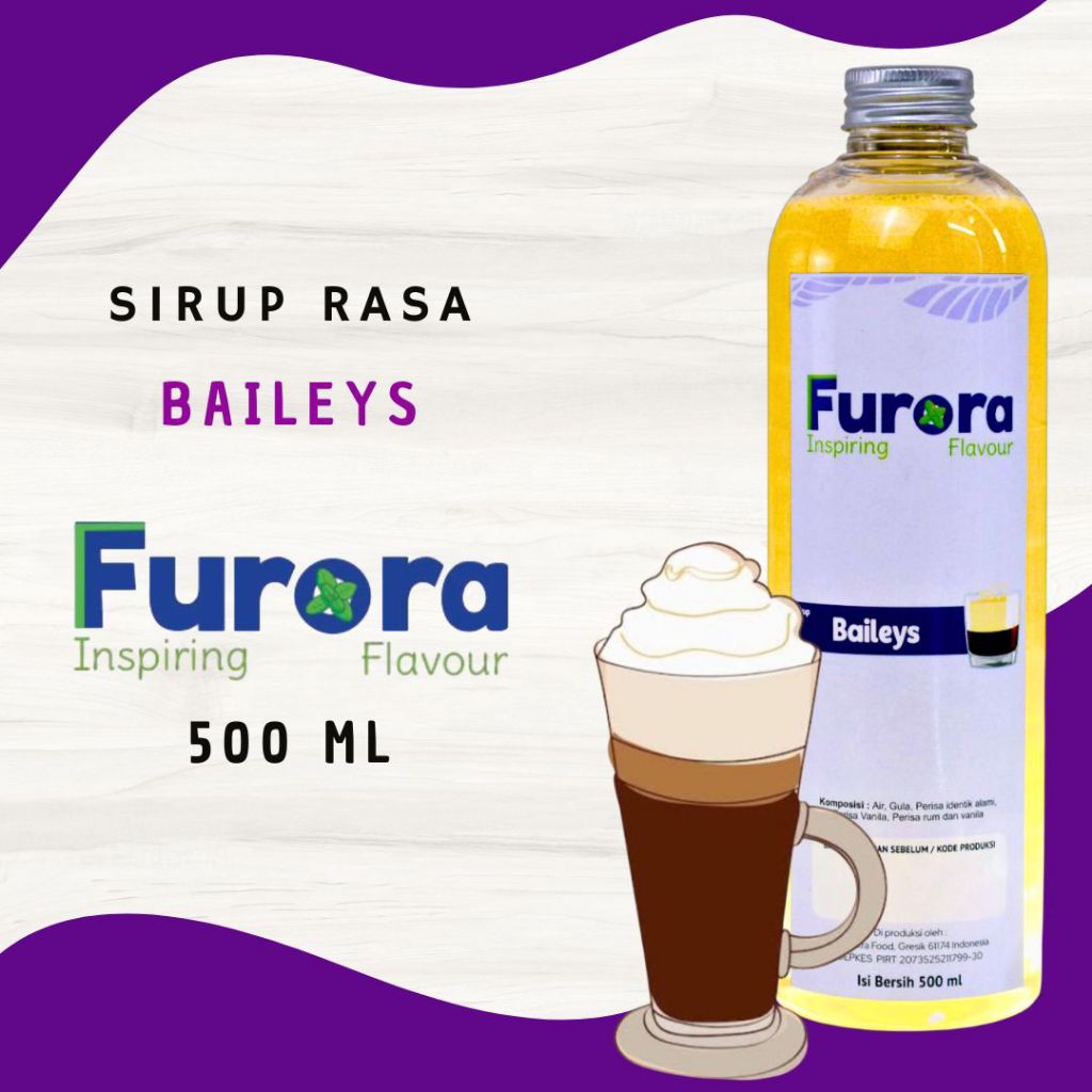 Jual Sirup Baileys 500 ml - Furora Syrup l Sirup Cafe | Shopee Indonesia