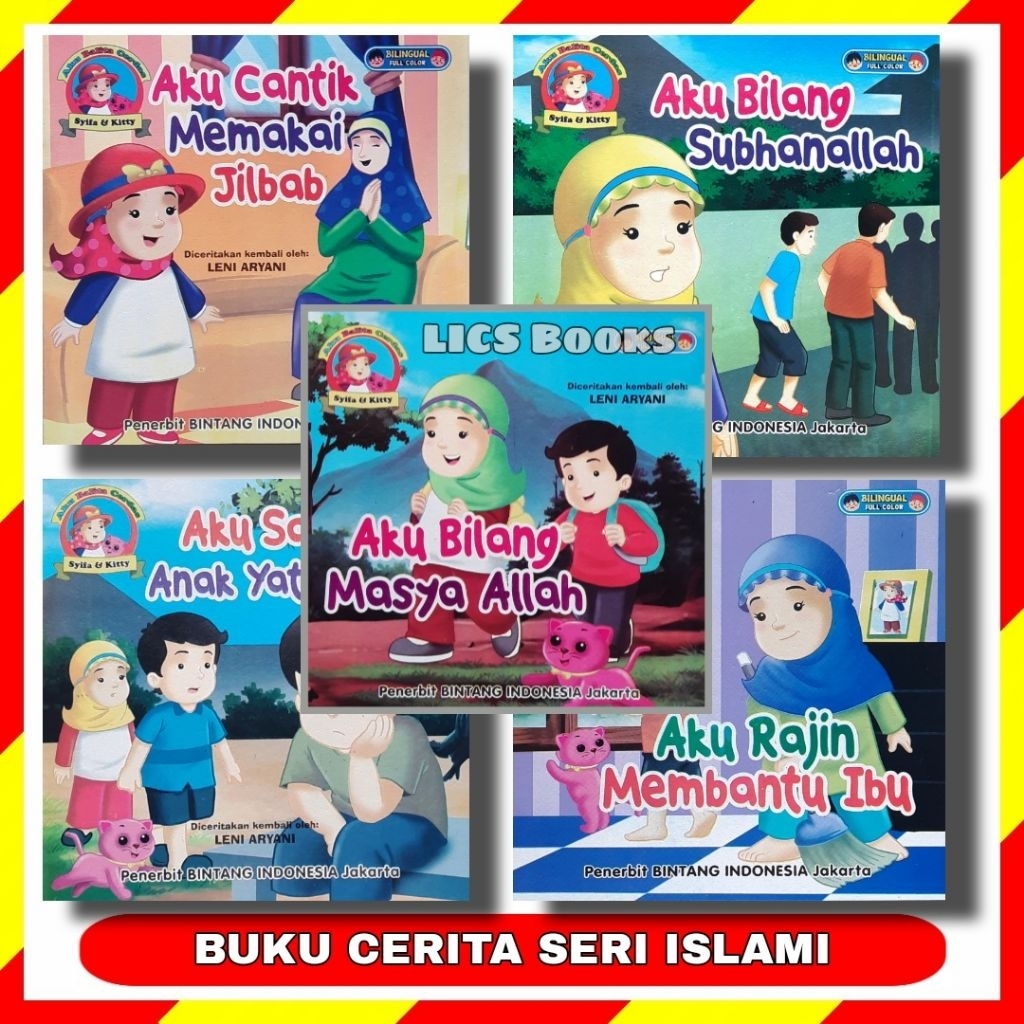 Jual Buku Cerita Anak Bergambar Seri Islami Bilingual Full Color ...